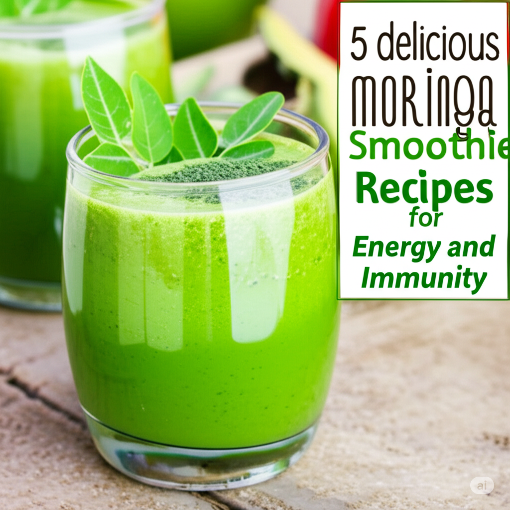 5 Delicious Moringa Smoothie Recipes for Energy and Immunity