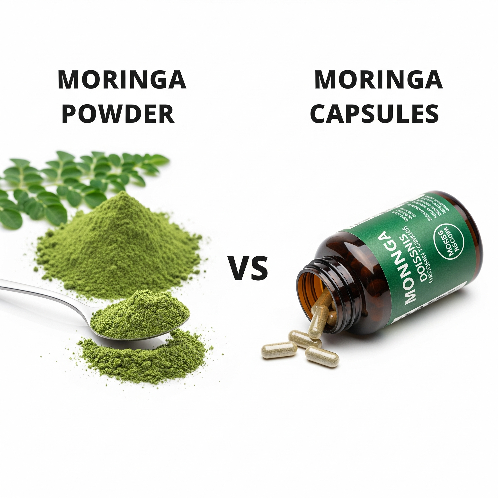 Moringa Powder vs. Capsules: Which One Is Right for You?